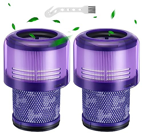 V11 Filter für Dyson -JORAIR Ersatz Filter für Dyson V11 Animal/Absolute/Torque Drive/Fluffy/Complete Pro V15 Detect SV14 Akku-Staubsauger,Waschbar Hepa Filter Ersetzen Sie # DY-970013-02 & 97001302