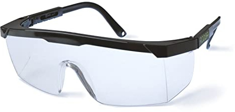 RODOPI ClearVision-Flex Schutzbrille verstellbar Sicherheitsbrille EN 166 1F Arbeitsschutzbrille Seitenschutz Baustelle Labor Überbrille Arbeit ANSI Z87.1 (3)