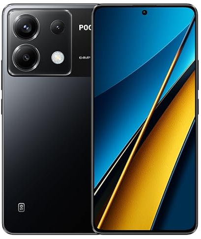 XIAOMI Poco X6 5G Smartphone 12 + 256 GB Snapdragon 7s Gen 2 processore 6,67 CrystalRes 120 Hz FIow AMOLED Display 64 MP Triple Camera 5100 mAh batteria 67 W turbo ricarica (nero)
