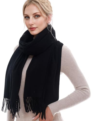 PIOYMEYA Sciarpa da Donna Scialle Invernale Foulard Pashmina Stola Elegante Donna Cerimonia
