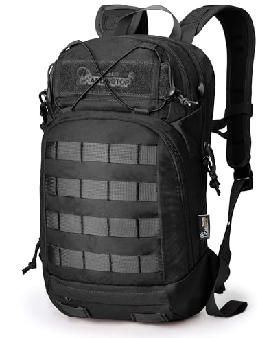 Mardingtop 15L Tactical MOLLE Hydration Backpack – Small Military Bag for Motorcycle, Hiking, Riding, Biking & EDC Daypack