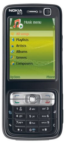 Nokia N73 Music Edition Black - smartphones (EDGE, GPRS, Bar, 20x, Black, TFT, T9)