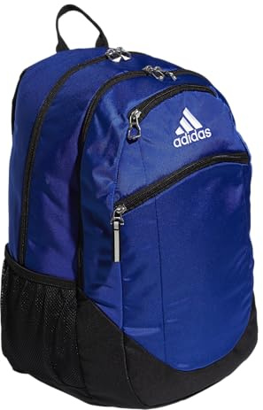 adidas Striker Team Sports Backpack for Soccer and More, Workout Bag for Men and Women, Team Royal Blue/Black/White, One Size, Striker Team Sports Backpack for Soccer and More, Workout Bag for Men and