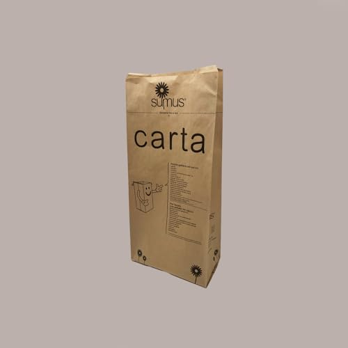 Lucgel Sacchi Carta SUMUS per Raccolta Differenziata Carta 35 Lt - 25 pezzi -