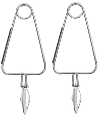 AUTSUPPL 2pcs Stainless Steel Snail Tong Escargot Tong Food Serving Clip Clamp Tableware for Kitchen