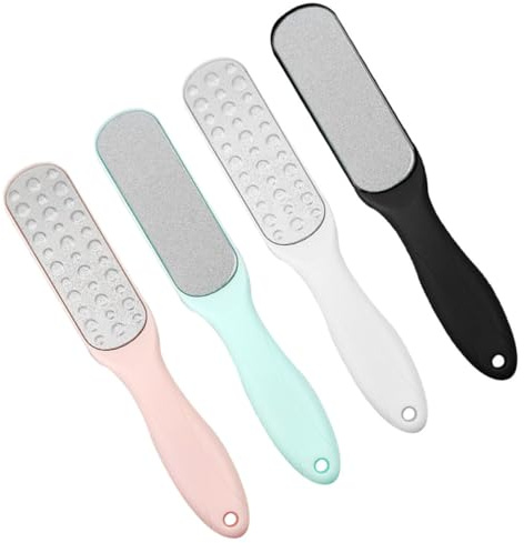 Ipetboom 4pezzi Rimozione Morta Per Piedi Inossidabile Doppia Faccia Strumenti Per Dei Piedi Per Esfoliazione Casa e Salone Colori