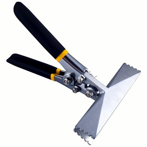 TIOMIOSEA 6 Zoll Falz zange Blechbiegezange 15cm Multifunktions Abkantzange gerades Metall Biegezangenwerkzeug mit Komfortgriff für Elektriker, Blechbearbeitung & Deckenmontage