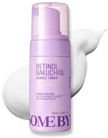 SOME BY MI Retinol Bakuchiol Bubble Toner – 100 ml – Koreanisches Retinol-Gesichtstoner für Glass-Skin – Feuchtigkeit, Ausstrahlung und beruhigende Pflege mit Hyaluronsäure, Centella & Niacinamid