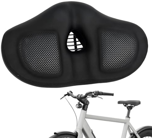 Gihioue Racercykelsadel – ersättning cykelsadel – med bred vadderad sits för pendling utomhus fitness