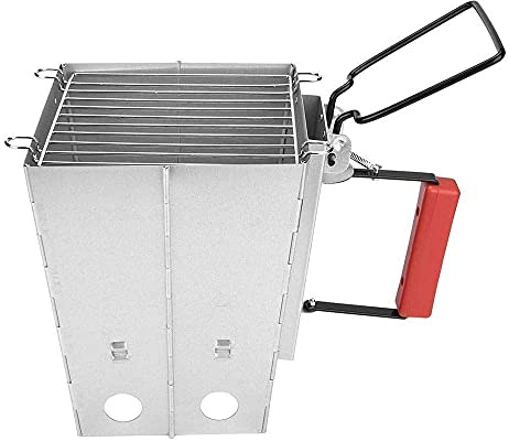 portable grill， Barbecue Grill Small Outdoor Oven Charcoal Stainless Steel 3-8 People Portable Backyard Cooking Smoker Camp Picnic Cooker