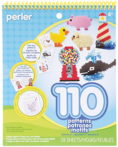 Perler Beads Patterns and Craft Idea Book, 28 pgs