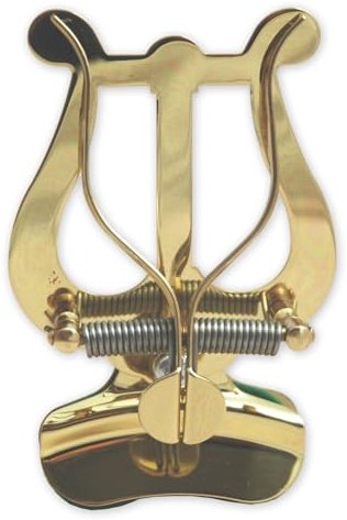 Soundman® Lyre pavillon pour Trompette/Cornet/Bugle (Laqué) Lyra Porte-partitions