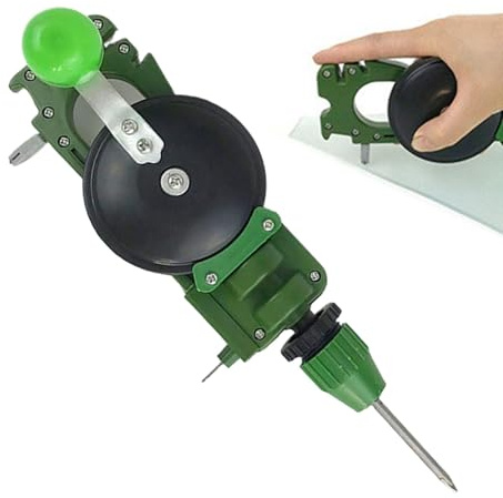 Generich Trapano Manuale a Manovella Per Modellismo: Strumento Multiuso Robusto In ABS E Metallo Per Vetro, Ceramica E Riparazioni Domestiche