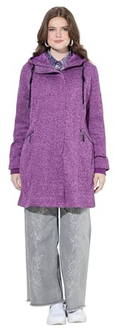 Ulla Popken Blazer da donna, Lilla, 54-56