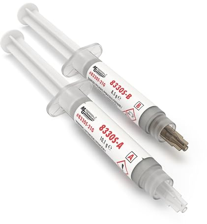 MG Chemicals 8330S Silver Epoxy Adhesive, Extreme Conductivity, 4 hr. Working time, 21 g, 2 Dispeners (8330S-21G)