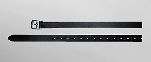 Passier Steigbügelriemen, Ledersteigbügelriemen, 2.5cm breit Länge 130cm, Farbe schwarz