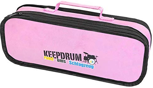 keepdrum Tasche für Glockenspiele gepolstert für Sonor-Modelle Pink