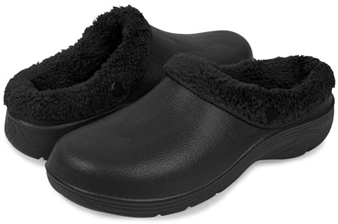 Lakeland Active Women's Lorton Thermal Lined Garden Clogs - Black - 6 UK