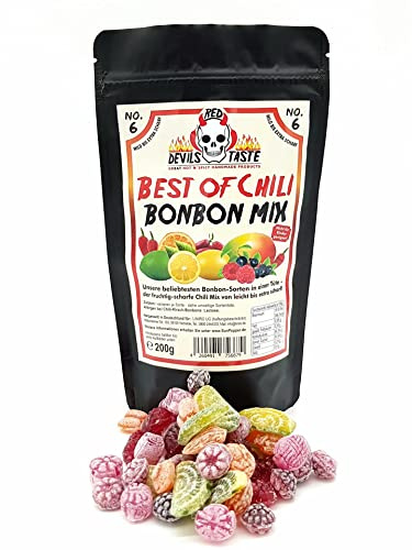BEST OF CHILI BONBON MIX - von mild zu extra scharf - 200g - RED DEVILS TASTE