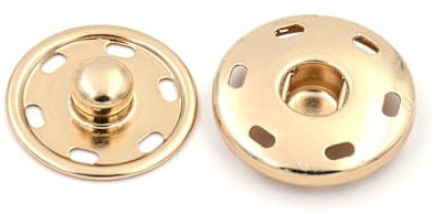 5 paires de pressions pour coudre des vêtements des chemises des tops des boucles de boutons en cuivre accessoires DIY