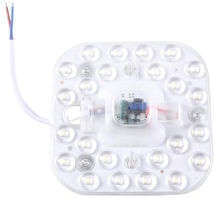 UKCOCO Tageslichtlampe Deckenlampe LED Deckenleuchte 12w mit Magnetischem LED Panel Langlebiges Weißes PC Material und Einfache Installation als Deckenleuchte fürs Schlafzimmer