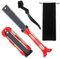 LEONTOOL Hand Saw Woodworking Hand Tools 8 Pocket Folding Saw SK5 Blade Wood Saw, 13/14 TPI Double Edges Pull Saw Portable Camping Saw Flush Cut Saw for Wet/Dry Wood, Survival Tool Gadgets for Men