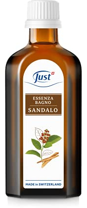 Just Essenza Bagno Sandalo, Essenza per Bagno al Profumo di Sandalo, 75ml