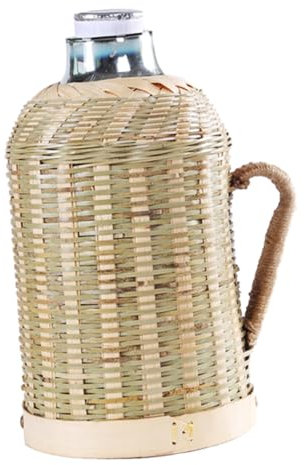PRETYZOOM Borraccia Isolata Manico Bollitore per Acqua Calda Adatto per Viaggi Escursionismo e Campeggio Capacità Ampia per Uso Domestico e Ufficio Design Detachable Stile Casuale