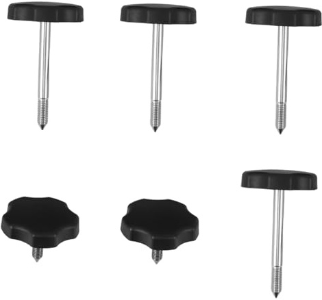 TOPBATHY 6pezzi Pomelli per Cornice Finestrino Pomelli per Capote Pomelli per Cornice Telaio Finestrino Viti per Telaio Porta Impugnatura per per Porte Doccia Perno Montaggio Perno