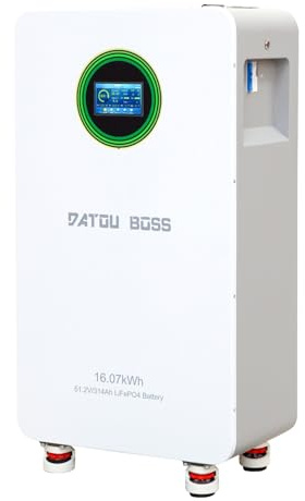DATOUBOSS Batterie Lithium 48V 314Ah LiFePO4,200A BMS 8000+Cycles Profonds,Max 16,07KWh,Prend en Charge la Connexion parallèle,Une Grande capacité de Batterie et Une Large Gamme d'applications