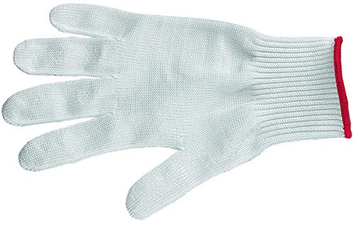 Victorinox Gant de protection souple professionnel pour main de couteau, Gant de travail, Couper en sécurité, Gastronomie, S, blanc