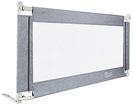 HENGMEI Sänggaller, sängskydd, barnsängsgaller, 150 cm, babysängsgaller, fallskydd, justerbar höjd, för spädbarn och barn