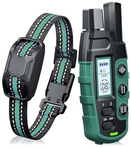 Collare Addestramento per Cani, Portata di 2600m, 3 Modalità Beep/Vibrazione/Boost Vibrazione, Impermeabile IP67, Conforme Nuova Legge Benessere Animali 2024, Per Cani di Tutte le Taglie | Manuale IT