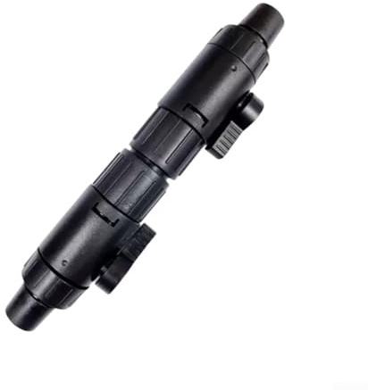 Aquarium-Filter, Schnellentriegelungsanschluss, Wasserdurchfluss-Ventil, Absperrschalter, Schlauch, Abreißsystem für Aquarium-Wartung, schwarz (16 mm)