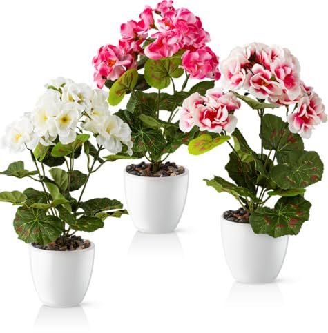 PASCH Konstgjorda blommor (pelargoner (blomspel))