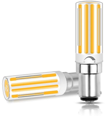 TRIJZHOU B15d LED Dimmbar Warmweiß 2700K 7W Equivalent 75W Halogen Leuchtmittel, 700LM AC 220V B15 Birne Doppelkontakt für Stehlampe, Deckenlampe, 2er-Set