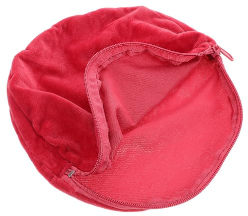 BIUDECO Funda Térmica de Franela Reutilizable para Bolsa de Agua Caliente, Funda Aislante Grande Color Burdeos, Cubierta y Acogedora para Terapia de Calor Segura y Cómoda