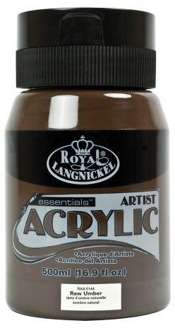 Royal & Langnickel Essentials Peinture Acrylique Terre de Sienne 500 ml