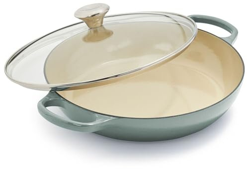 Le Creuset Buffet Casserole with Glass Lid, 3.5 qt, Sea Salt