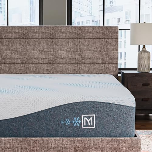 Signature Design by Ashley Millennium Luxury Plush Gel Latex Hybrid 15 Inch Mattress, Queen, White