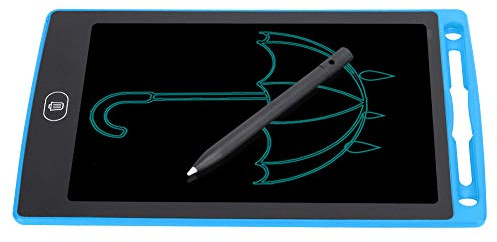 Tablero de Escritura LCD, Pizarra Inteligente de Grafiti para Niños de 8.5 Pulgadas, Escritura Monocromática, Juguetes, Regalos para Niños de 3 a 6 Años, Escuela para Niñas en Casa (Azul Oscuro)