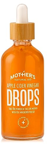 Mother's Apple Cider Vinegar DROPS | 100ML TRAVEL SIZE - Worlds Finest Apple Cider Vinegar | Celeb Fans | Superior Category