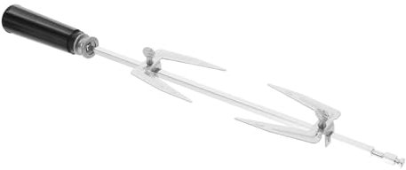 Ciieeo Fourchette De Barbecue Rotative Friteuses À Air Fourchettes À Viande De Poisson Fourchettes De Rôtissoire De Dinde Tiges De Broche De Rôtissoire Rondes De Gril En