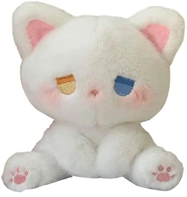 Générique Peluche Chat Jouet Et Poupee, Coussin Decoratif Chaton en Peluche, Oreiller Décoratif Doux et Interactif pour Salon, Chambre et Salle à Manger