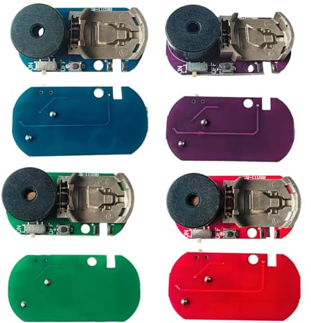 Tomedeks 4 Pièces Blagues avec des Bruits de Cricket, Avec 20 Sons Petit Appareil de Machine à Bruit Gênant pour La Maison Les Fêtes Et l'École (Vert + Violet + Bleu + Rouge)