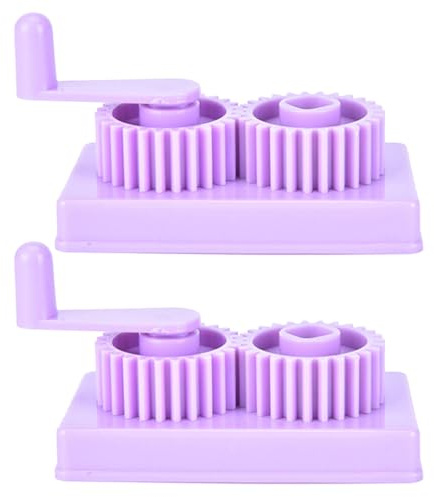 Alipis Juego de 2 Herramientas para Quilling de Papel, Dispositivo Ondulador Portátil de Plástico para Enrollar y Prensar Papel, Adecuado para Manualidades y Decoraciones