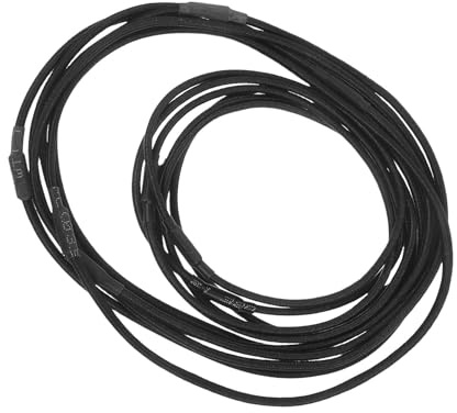 OKUMEYR Anelli in Gomma Nero 12 Pezzi Clip Elastiche Supporto Microfono Antiurto, Accessori Ricambio per Microfoni da Studio e Streaming