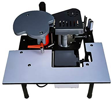 MaquiGra Bordatrice per Legno Macchina Portatile per Fasce per Bordi per la Lavorazione del Legno velocità e Temperatura Regolabili Colla a Doppia Faccia velocità 1-6m / s Spessore 0,3-3 mm