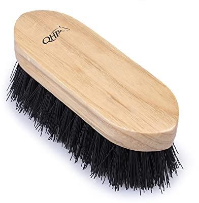 QHP Wurzelbürste color Holzgriff (schwarz)