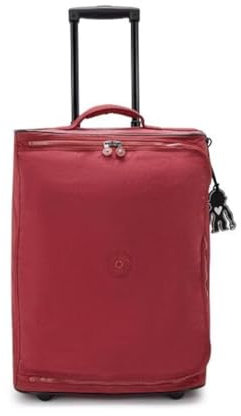 Kipling Teagan C, Extra Small cabine Size Wheeled Duffle, 20 x 80 x 42 cm, Funky Red (RED)
